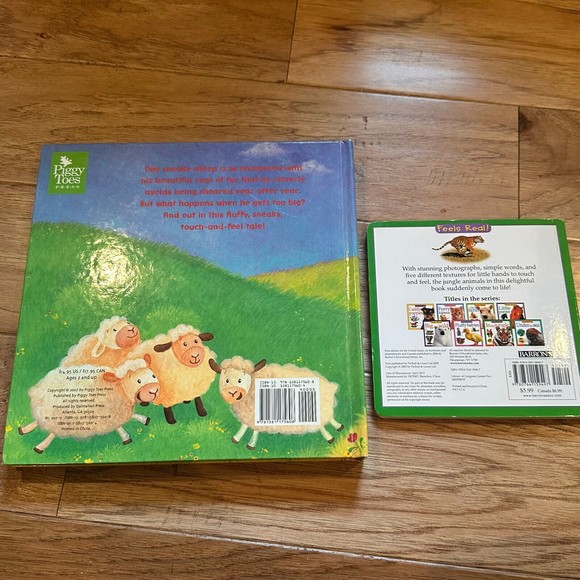 TWO Touch & Feel Books One Sneaky Sheep Janet Samuel & In The Jungle Board Books - Picture 2 of 5